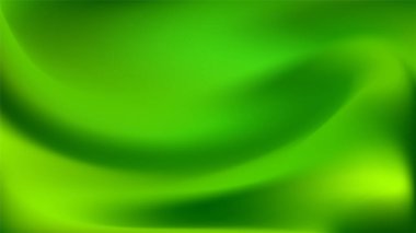 Soyut yeşil arkaplan. Zarif zümrüt gradyanı. Lüks yeşil yumuşak ipek dokusu. Saten kumaş yüzeyi. Parlak eko doğa bg. Vektör çizimi. EPS 10.