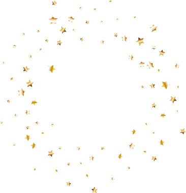 Konfeti patlaması. Altın yılan kurdelesi çerçevesi. Yıldönümü için lüks dekorasyon, Noel ve yeni yıl kartı. Satılık lüks tasarım, düğün davetiyesi. Vektör illüstrasyonu EPS10.