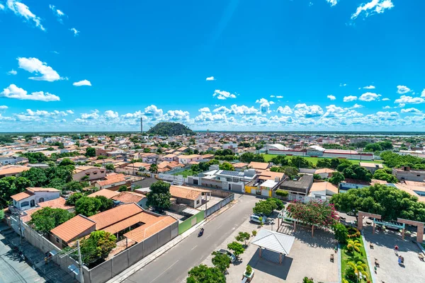 ブラジルのボム ジーザス 大聖堂のノッサ センホラ カルモと街の景色 — ストック写真