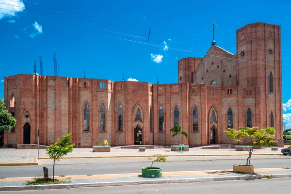 Bom Jesus Lapa ブラジル 2022年2月25日 Catedral Nosa Senhora Carmo View — ストック写真