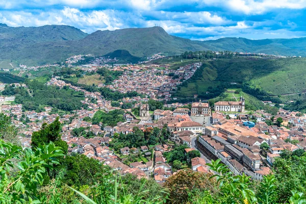 stock image skyline of the brazilian city of ouro preto. unesco world heritage.