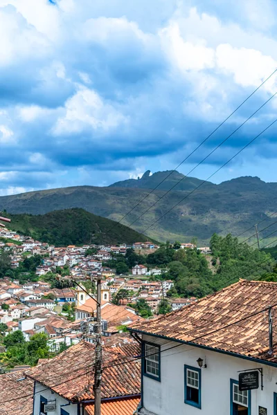 Rua Ouro Preto Cidade Brasileira Património Mundial Unesco — Fotografia de Stock