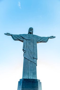 Rio de Janeiro, Brezilya 'daki Kurtarıcı İsa Heykeli. 