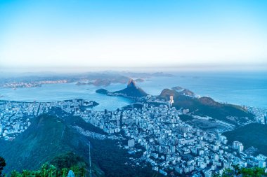 Rio de Janeiro, Brezilya açıklarındaki adalar ve kayalar. Yüksek kalite fotoğraf