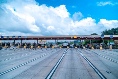 Brazi - 15 Mart 2022: geçiş kapısı. 