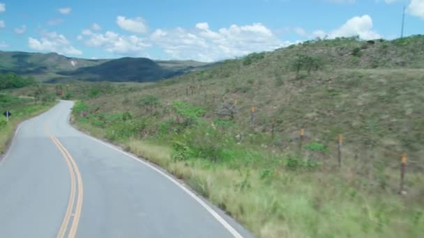 Jalan Aspal Brazil Amerika Selatan — Stok Video