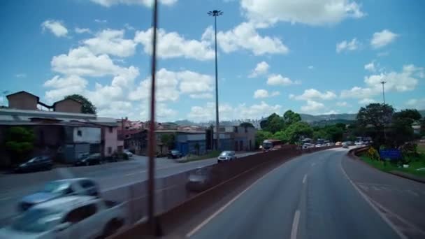 Brezilya Asfalt Yol Güney Amerika — Stok video