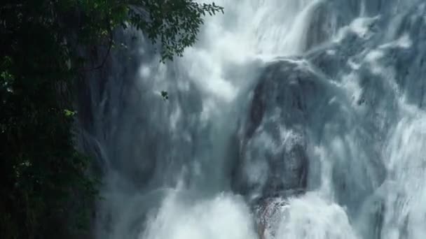 Wodospad Brazylii Przyrodzie — Wideo stockowe
