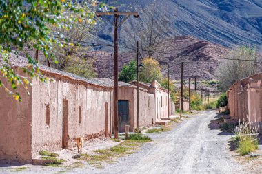 Arjantin 'in La Poma köyü Güney Amerika And Dağları' nda. 