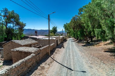 Arjantin 'in La Poma köyü Güney Amerika And Dağları' nda. 