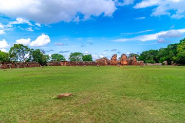 Arjantin 'de San Ignacio Mini harabeleri. 