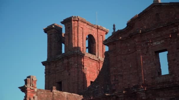 Ruinas San Ignacio Mini Argentině — Stock video