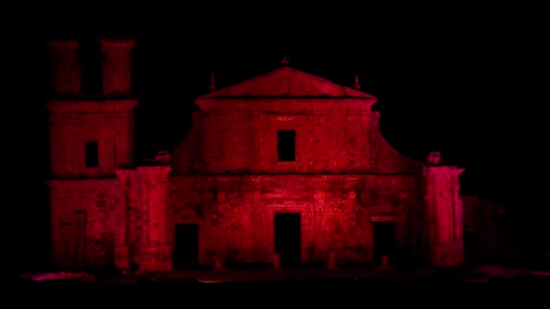 Ruinas San Ignacio Mini Argentina — Stockvideo