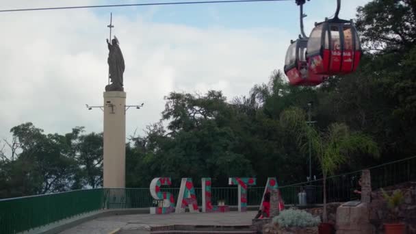 Panorama Della Città Argentina Salta Sud America — Video Stock