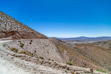Güney Amerika And Dağlarının güzel doğal manzarası. 
