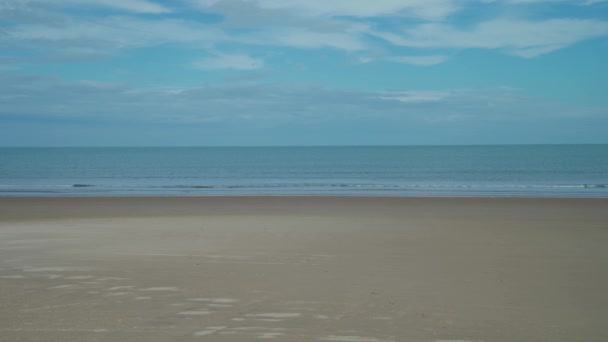 Пляж Казино Самый Длинный Морской Песчаный Пляж — стоковое видео