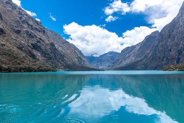 Yungay, Peru 'daki Huascaran Milli Parkı. 