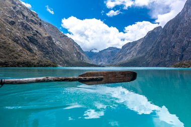 Yungay, Peru 'daki Huascaran Milli Parkı. 