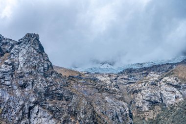 Yungay, Peru 'daki Huascaran Milli Parkı. 