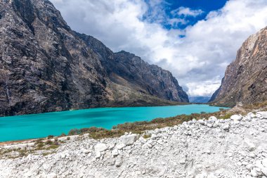 Yungay, Peru 'daki Huascaran Milli Parkı. 