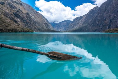 Huascaran National Park in Yungay, Peru.  clipart