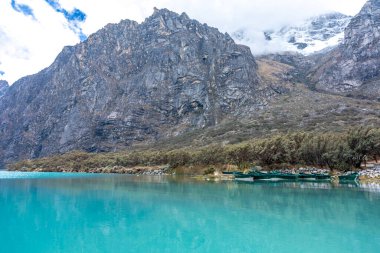 Yungay, Peru 'daki Huascaran Milli Parkı. 