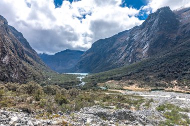Yungay, Peru 'daki Huascaran Milli Parkı. 