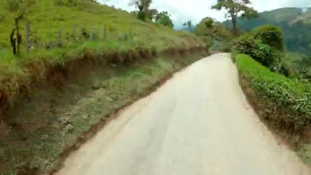 Colombia September 2022 Traveling Car Colombian Countryside Time Lapse — Stock videók