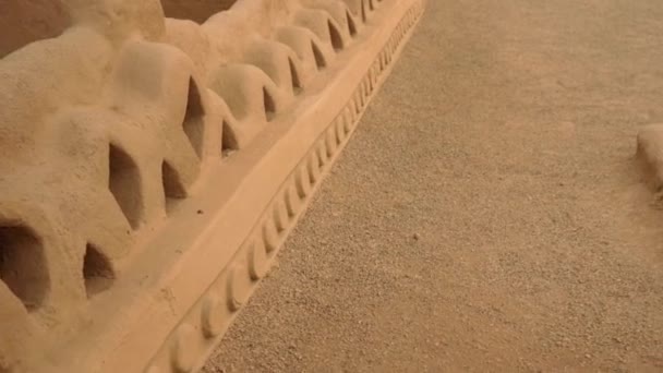 Ciudad Sagrada Del Sitio Arqueológico Caral Supe Perú — Vídeo de stock
