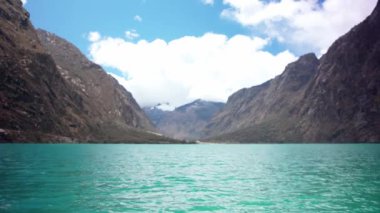 Yungay, Peru 'daki Huascaran Milli Parkı. 