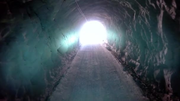 Passage Mountain Tunnel Andes South America — Video