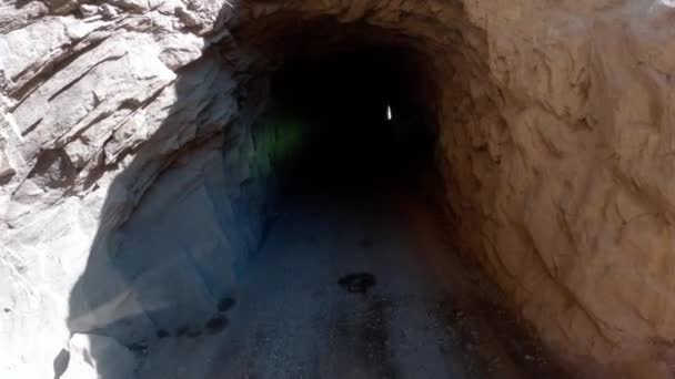 Passage Mountain Tunnel Andes South America — Wideo stockowe