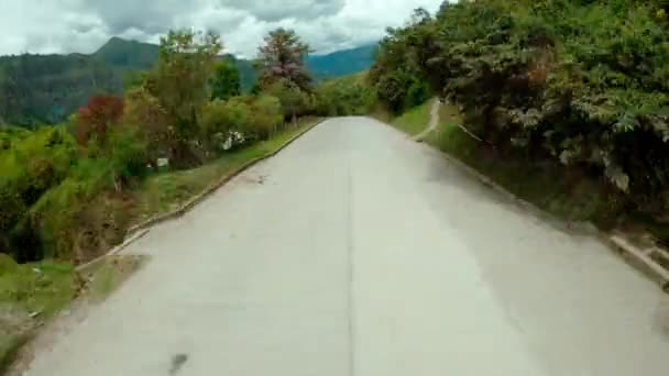 南アメリカの山々を車で旅しています 高品質4K映像 — ストック動画