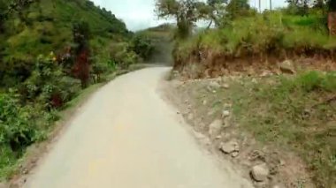 traveling by car in the mountains of South America. High quality 4k footage