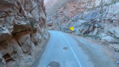 traveling by car in the mountains of South America. High quality 4k footage