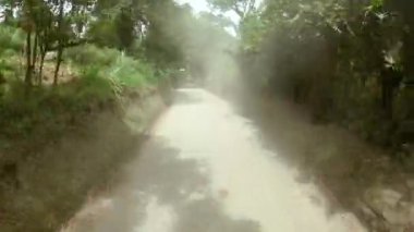 traveling by car in the mountains of South America. High quality 4k footage