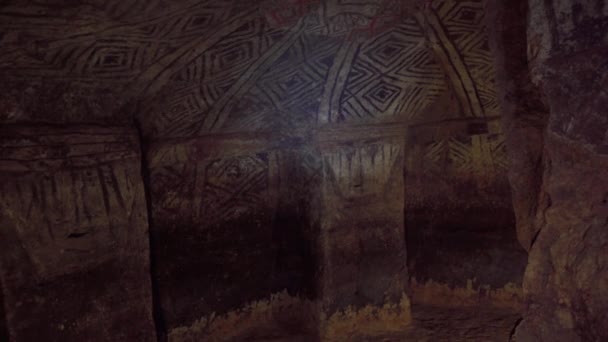 哥伦比亚Tierra Abajo国家考古公园 Tierradentro 教科文组织世界遗产场址 — 图库视频影像