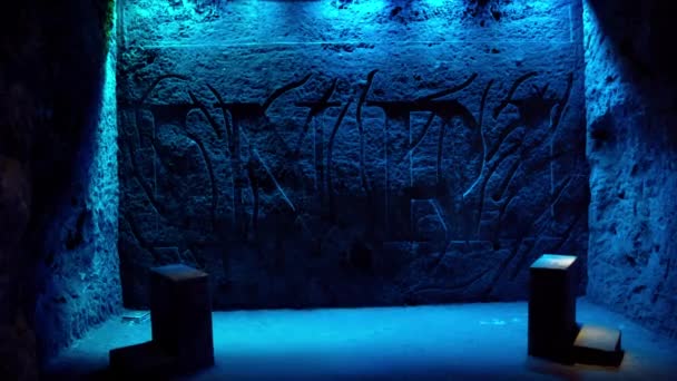 Salt Cathedral Zipaquira Colombia — Wideo stockowe
