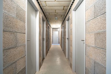 basement space in a new apartment building. High quality photo
