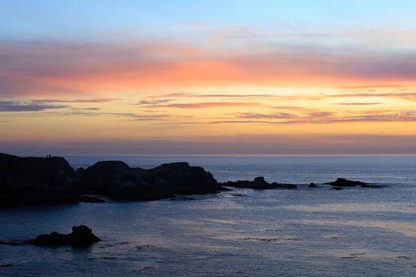 Sunset Views Soberanes Point Garrapata State Beach Carmel California — Stock Photo, Image