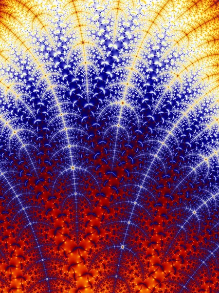 Abstract Flower Fractal Computer Generated Illustration