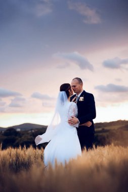 Gelin ve damat el ele tutuşur ve doğanın ortasında geleceğe bakar. Yeni evliler birlikte yürür. Düğün fotoğrafçılığı, ölüm bizi ayırana kadar.