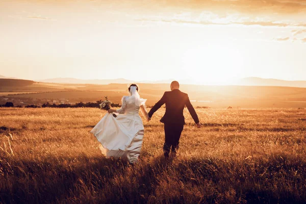 Gelin ve damat el ele tutuşur ve doğanın ortasında geleceğe bakar. Yeni evliler birlikte yürür. Düğün fotoğrafçılığı, ölüm bizi ayırana kadar.