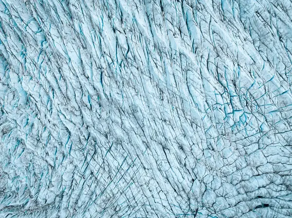 Drone Shot Ενός Παγόβουνου Στο Svalbard Ένα Μεγάλο Κομμάτι Παγόβουνου Φωτογραφία Αρχείου