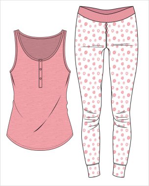 Bright Pink Cami ve DOODLE POLİKA EDİlebilir VECTOR FİLMİNDE KADINLAR VE ÇOCUKLAR İÇİN SEÇİN SESİ