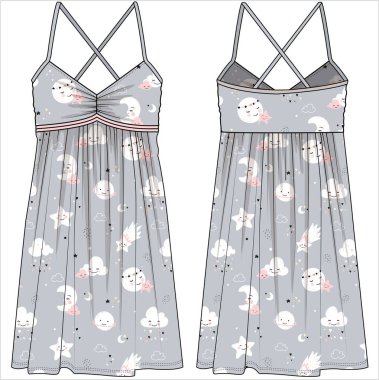 X STRAP KADINLARIN GECESİ Örgü kumaşla örülmüş