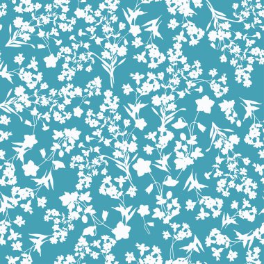 STENSİL Monosrome Çiçeksiz PATTERN