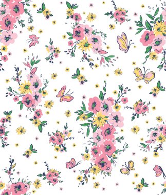 FLORAL BOTANİK GERÇEK PRNT VE PATTERN