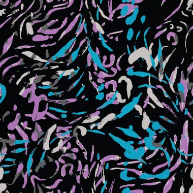 PSİKEDELİK KOLORFUL PATTERN VECTOR