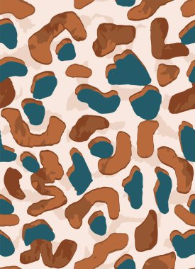PSİKEDELİK HAYVANLIĞI Cilt EDİlebilir VECTOR FİLMİNdeki PATTERN